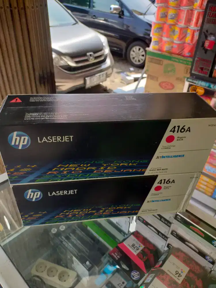 Dibeli toner hp 416A magenta original dengan harga tinggi
