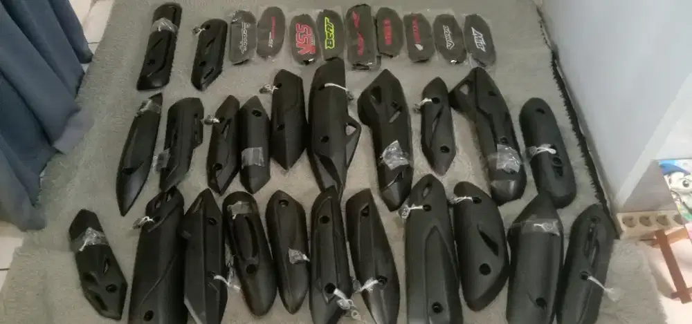 Tameng knalpot seemua jenis motor