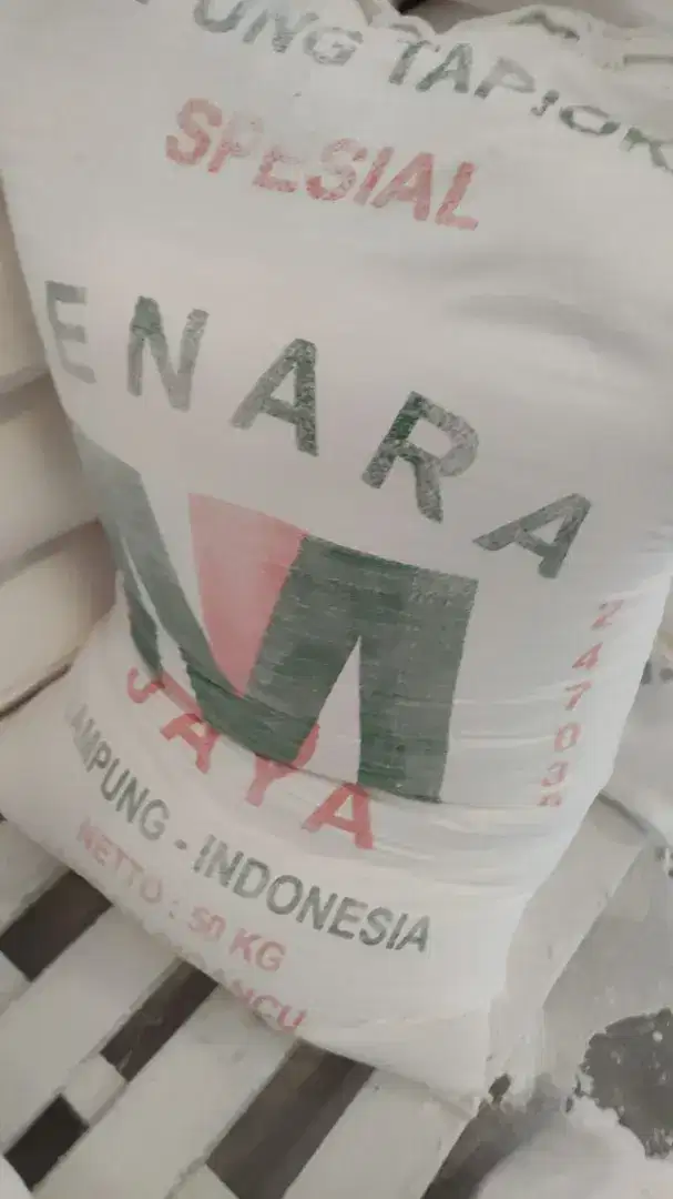 Tepung tapioka kemasan 50 kg