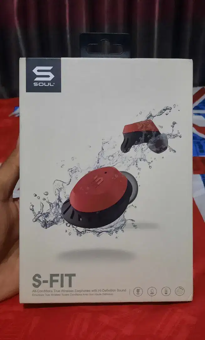 True Wireless Eraphones  Soul S-Fit Red