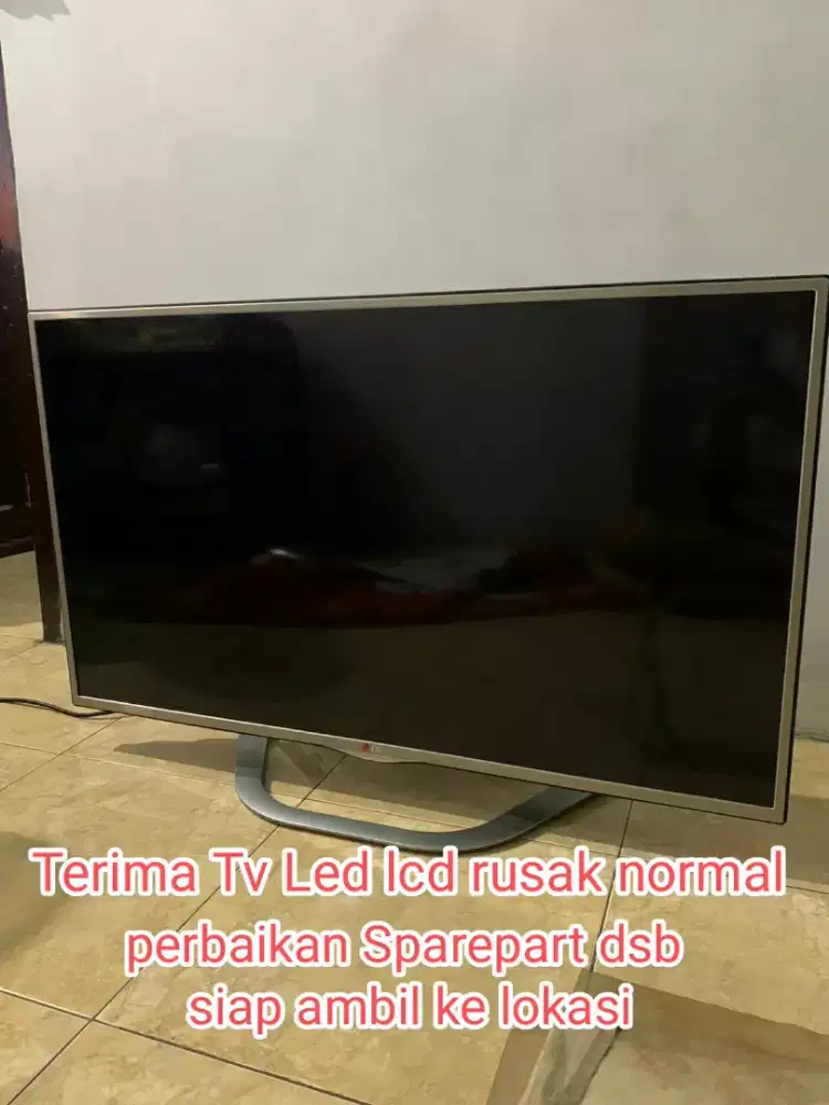 Terima Tv led lcd rusak normal dsb
