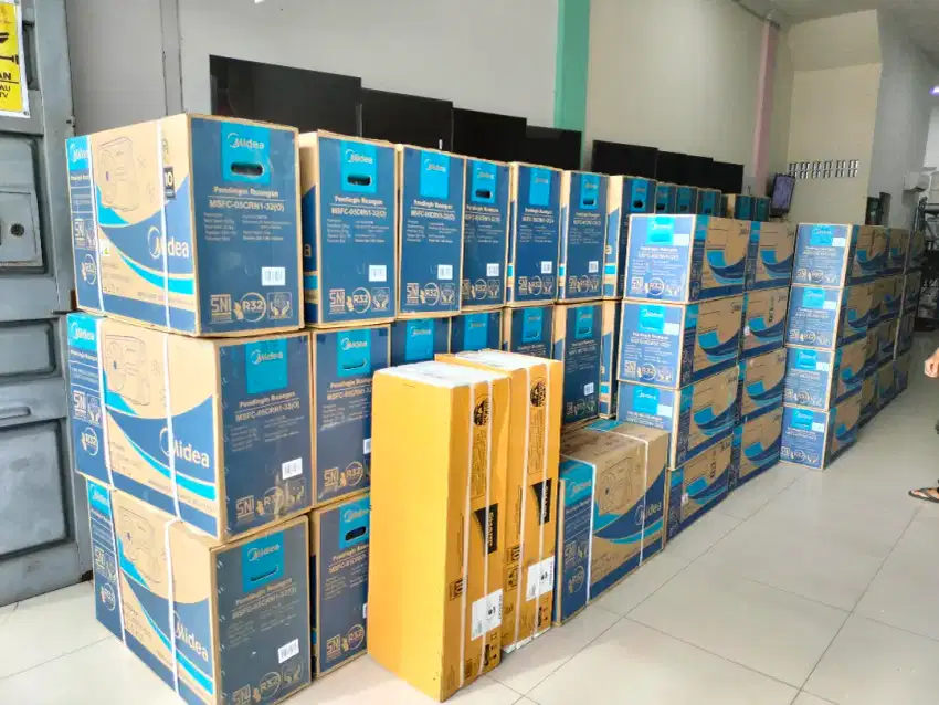 AC Midea 05 PK 1/2 PK Unit Baru Daya 350 watt Murah