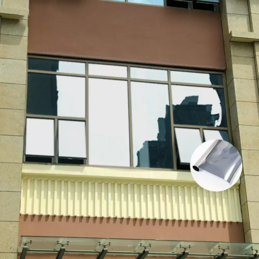 Stiker kaca film/stiker kaca one way/stiker kaca cermin