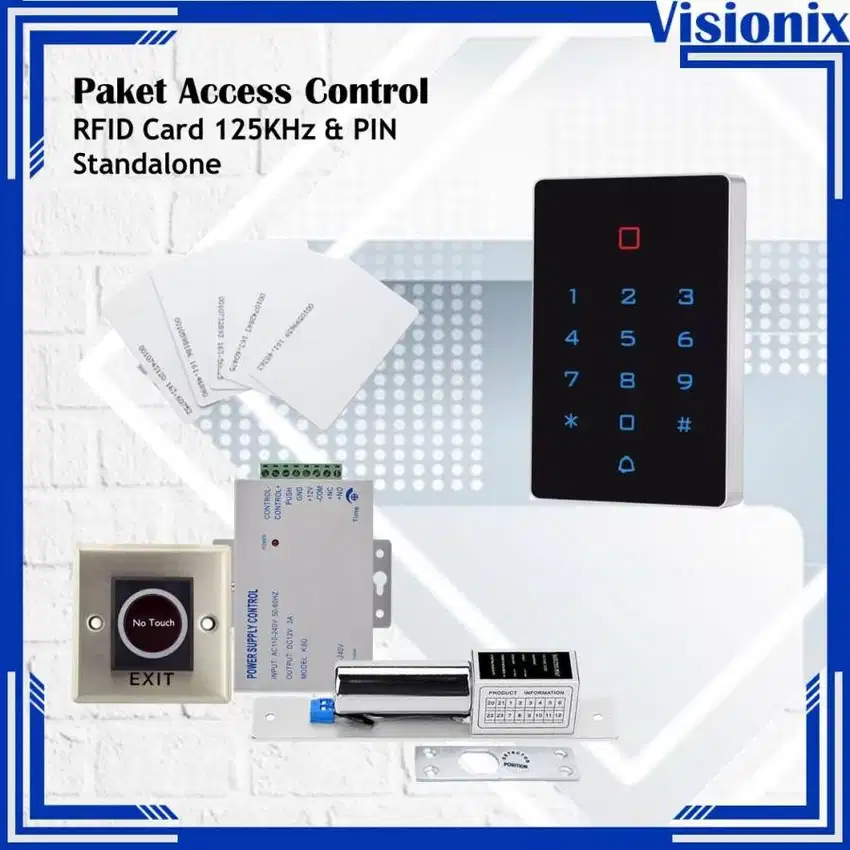 Paket Access Door Control RFID Card 125KHz FREE PASANG DAN SETTING