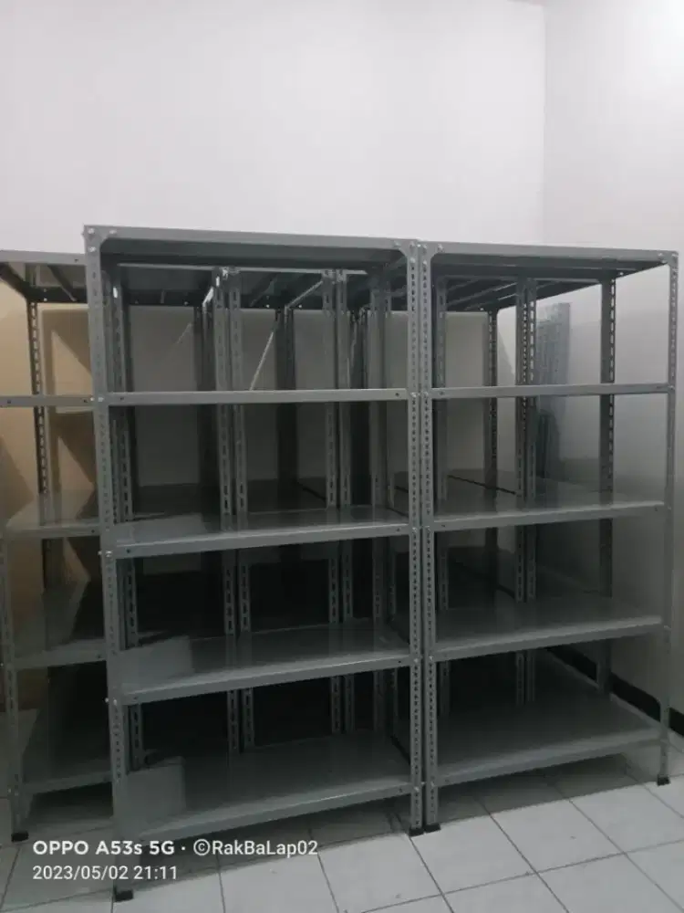 Rak besi 5 susun 50cm x 100cm x 200cm