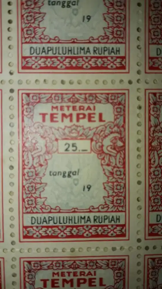 Materai 25 rupiah
