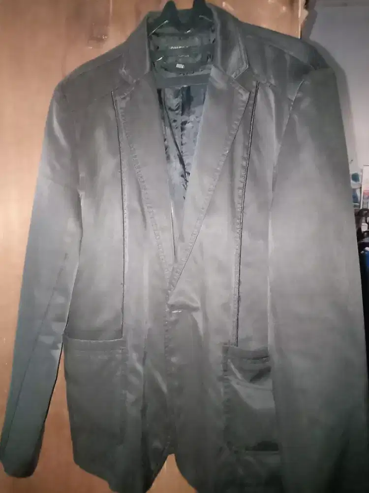 Jas hitam merk diweyalong Size L to Xl