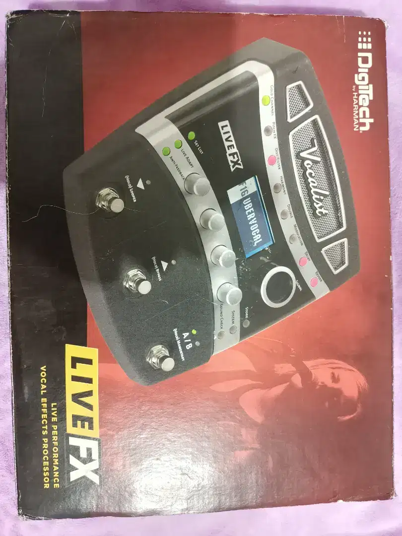 Professional Vocal Effect Digitech Vocalist LiveFx Ori USA Ext2Jt TTHP