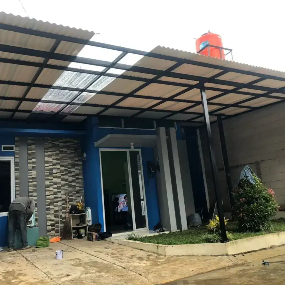 Kanopi Alderon satu layer 350.000