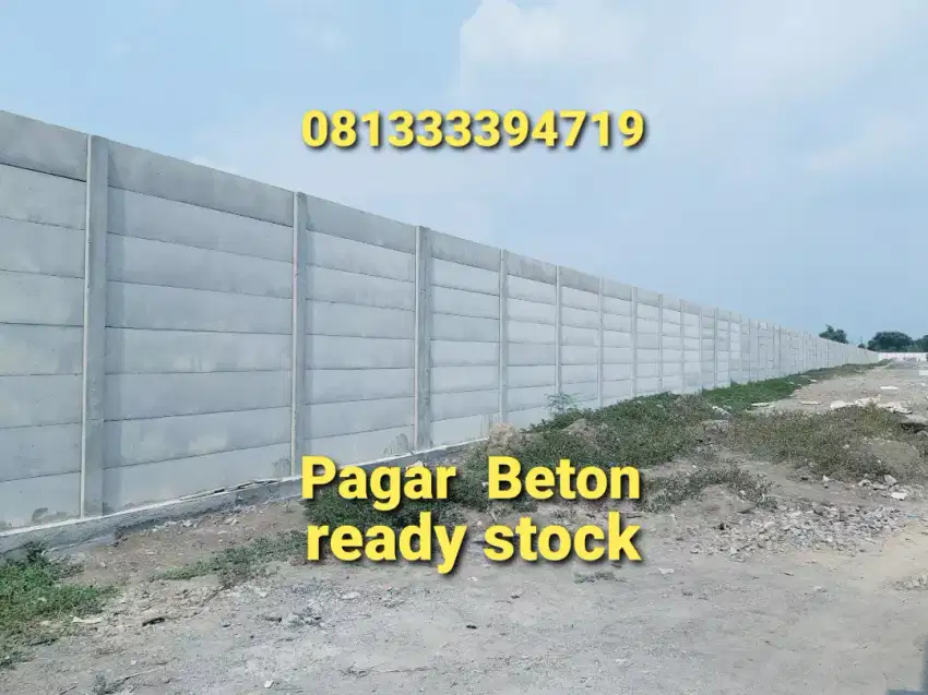 Pagar beton precast