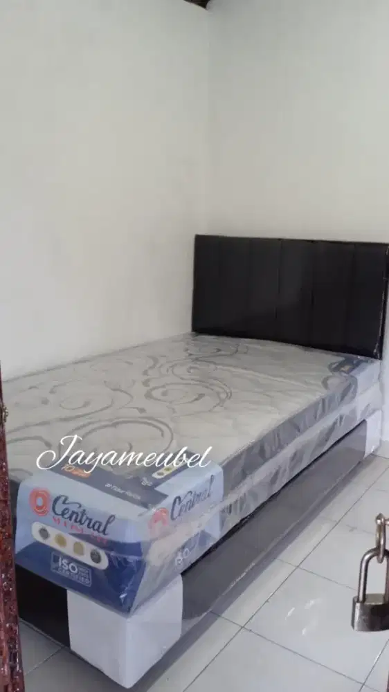 Springbed Merk Central Single Size Ukuran 120cm × 200cm Tebal 25cm