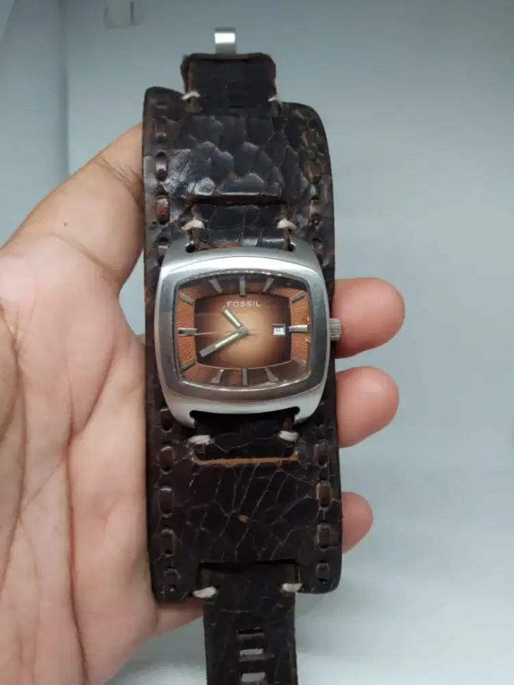 Jam Tangan Antik VINTAGE RARE ITEM ORIGINAL  FOSSIL GABAN Seri JR 8985