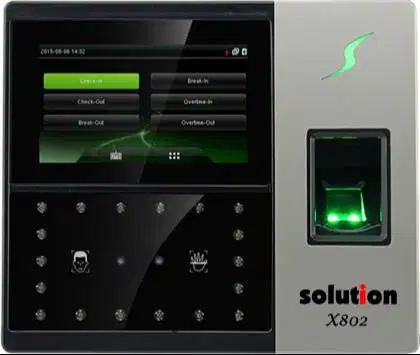 MESIN ABSEN MURAH SOLUTION X802 dengan PASANG DI TANGERANG