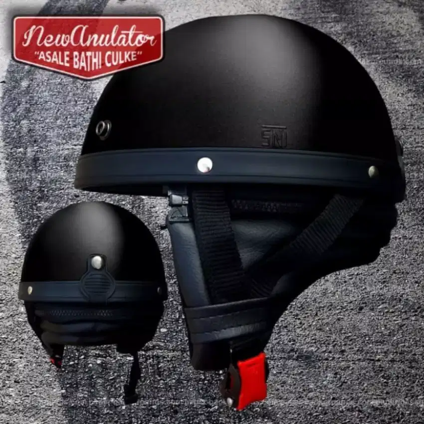 Helm helmet bogo retro setengah chip chips cip vespa