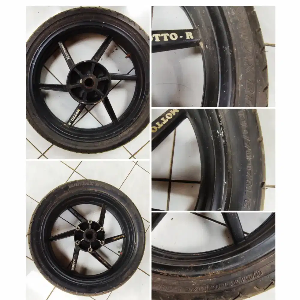 Velg Motto-R Kawasaki Tapak Lebar