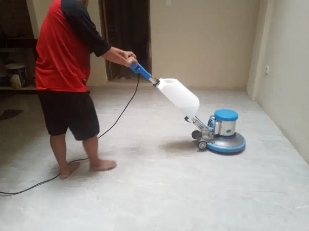 Jasa poles lantai marmer granit keramik