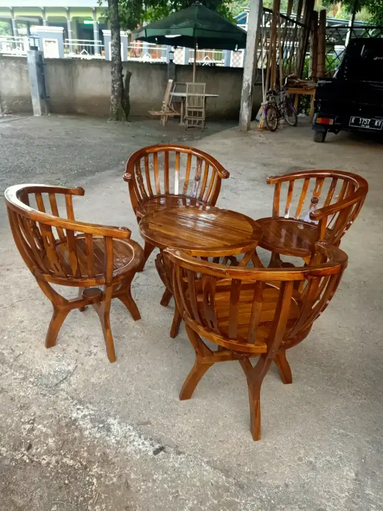 Set kursi tamu mangkok