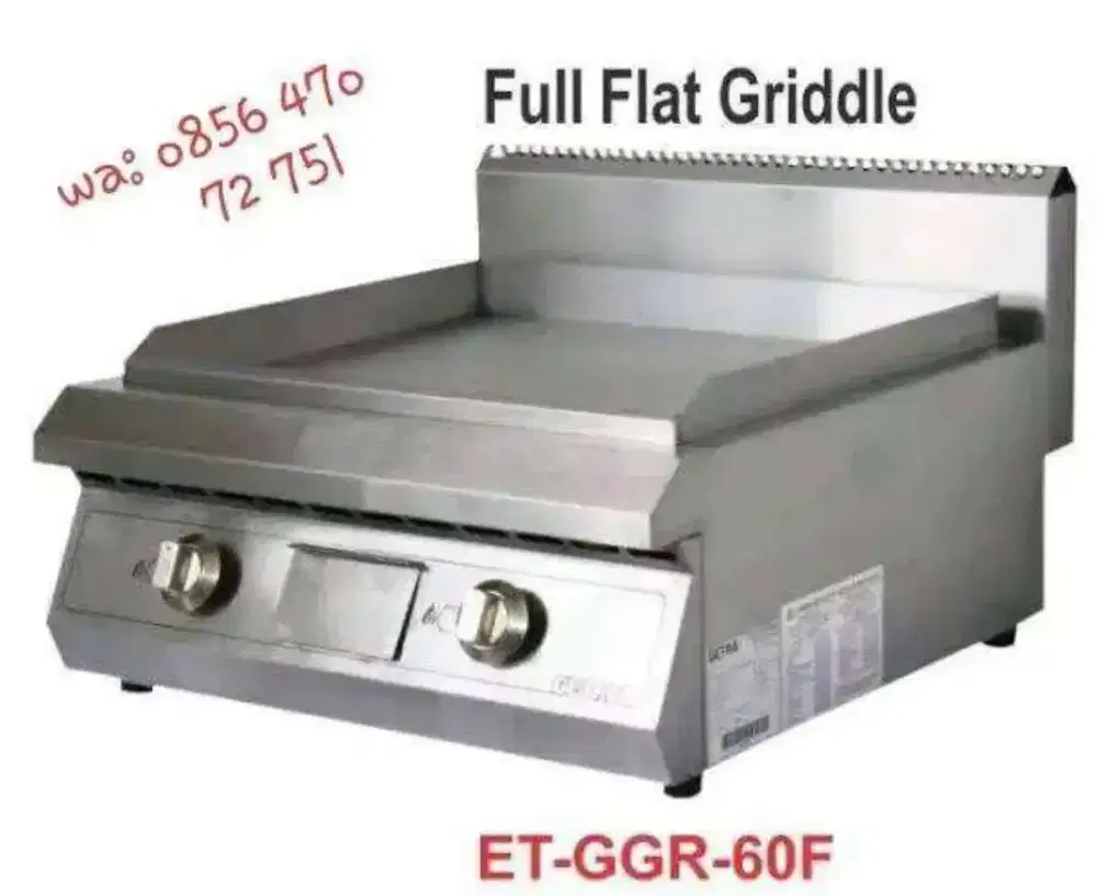 Kompor Gas Pemanggang Panggang Steak Griddle Getra Et-GGr-60F