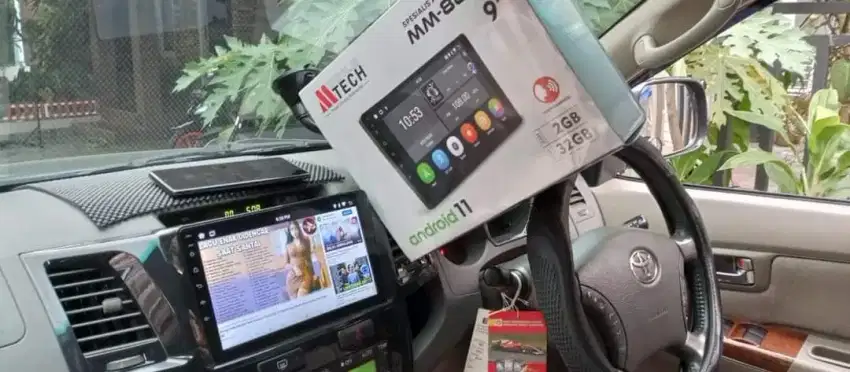 Pemasangan head unit android mtech 9 inci di Toyota avanza/ Xenia