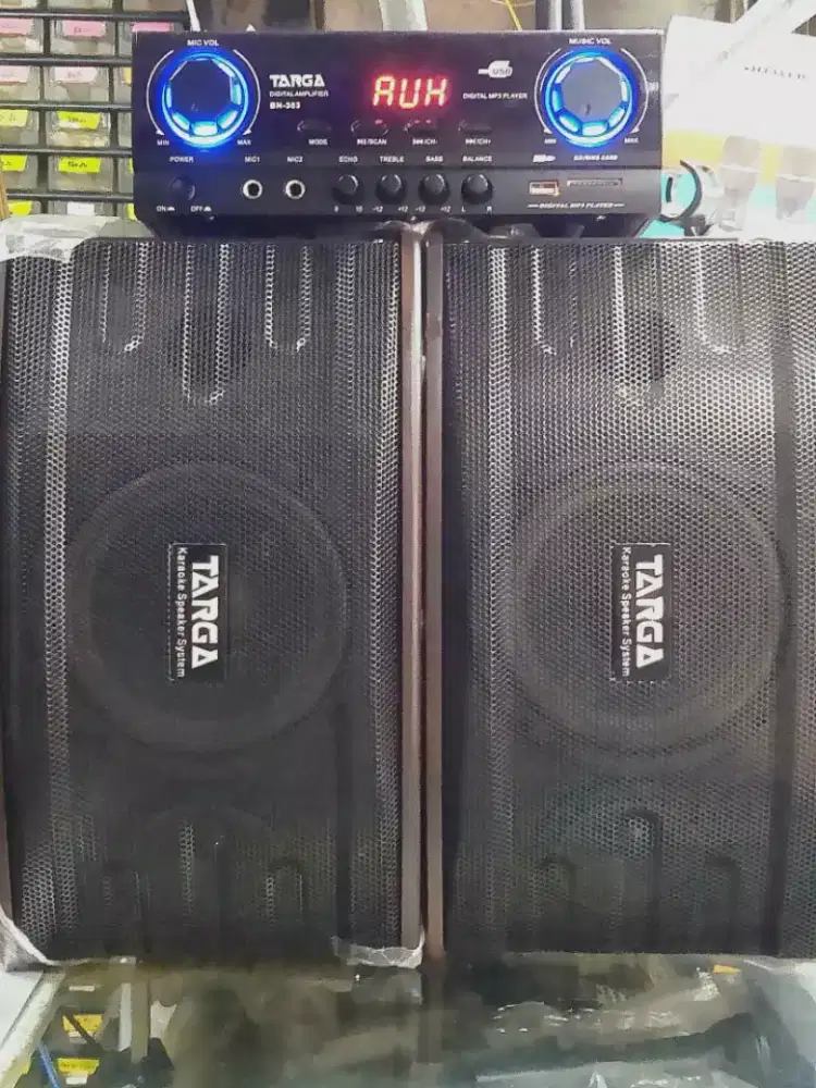 Paket komputer (pc) karaoke (karoke) & audio langsung pakai