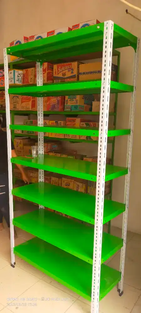 Rak besi siku lubang #4