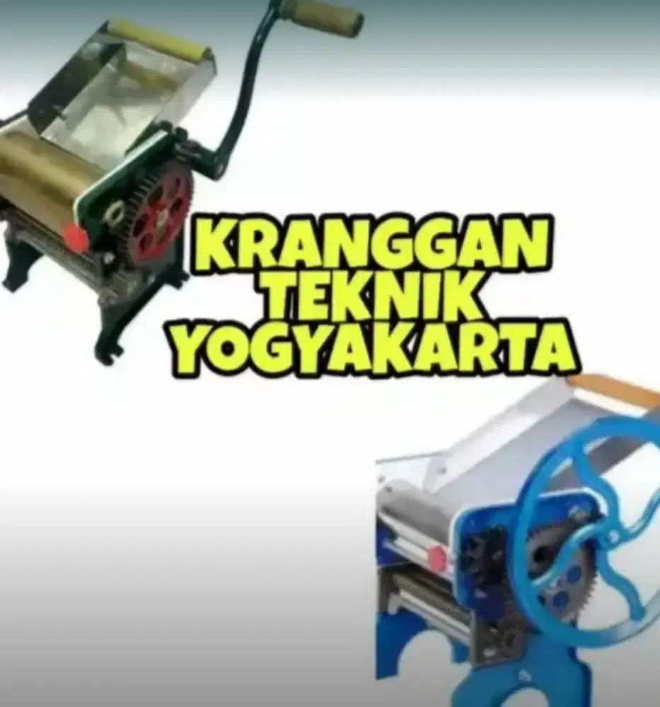 (KRANGGAN TEKNIK)gilingan mie manual utk adonan pangsit pastel