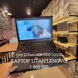 LAPTOP 1JTAN LENOVO THINKPAD CORE I3 MULUS SECOND BEKAS