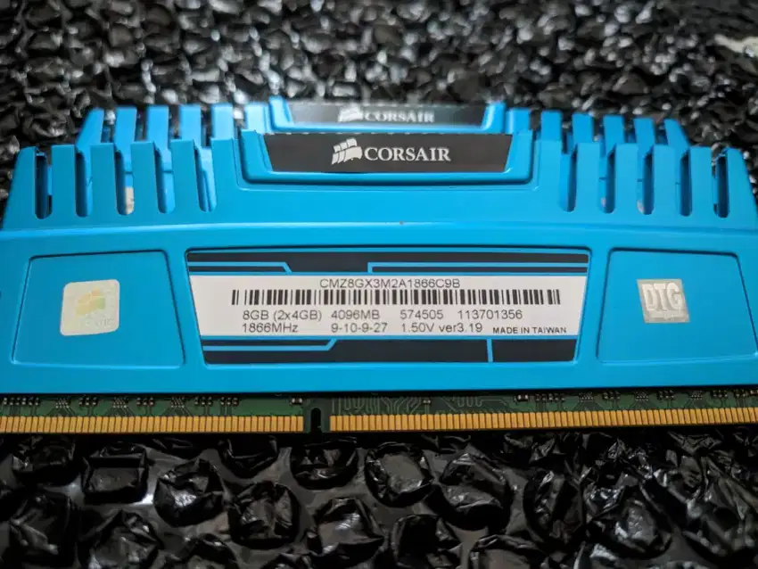 RAM GAMING Corsair Vengeance Black DDR3 2x4gb (8gb) CMZ8GX3M2A1866C9