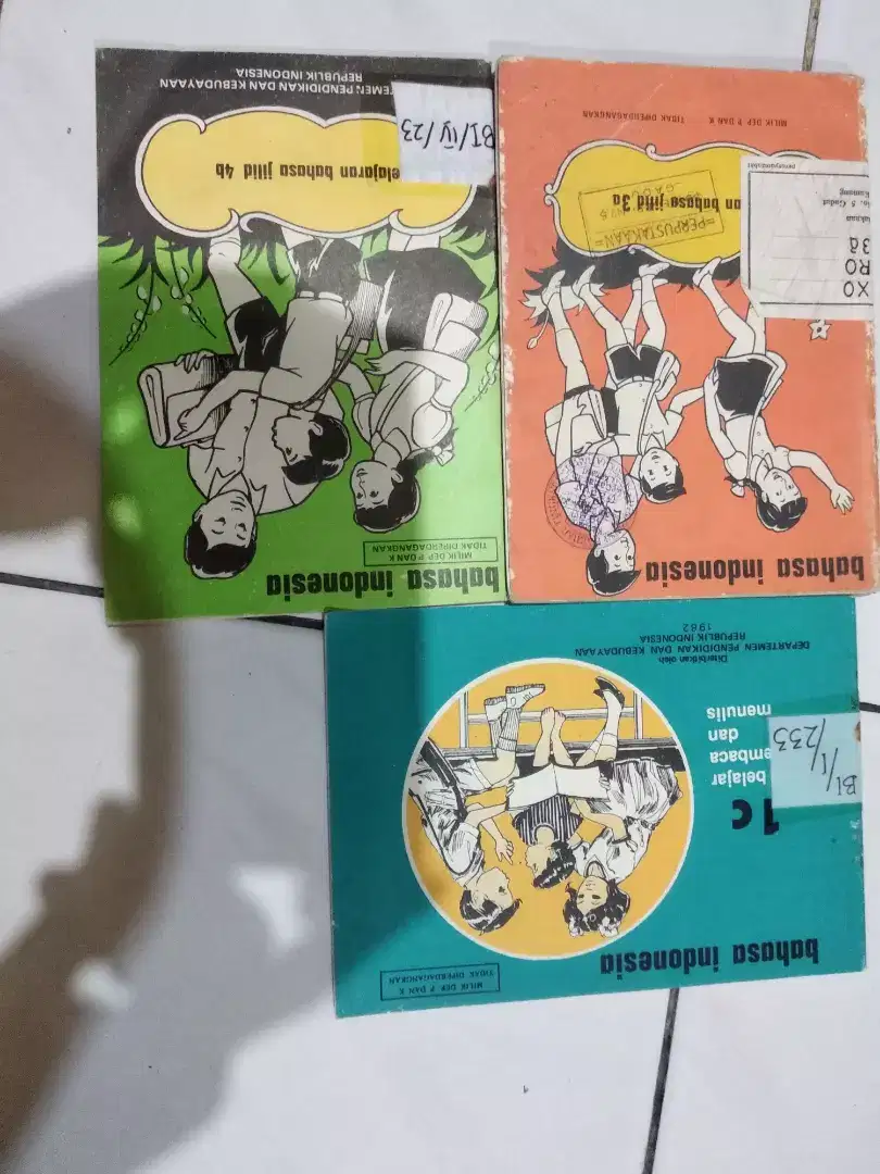 Buku pelajaran bahasa indonesia Budi jadul lawas antik vintage