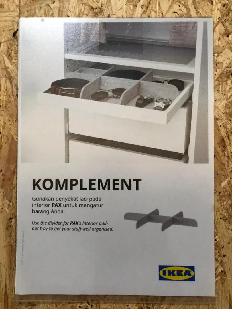 Komplement ikea penyekat laci