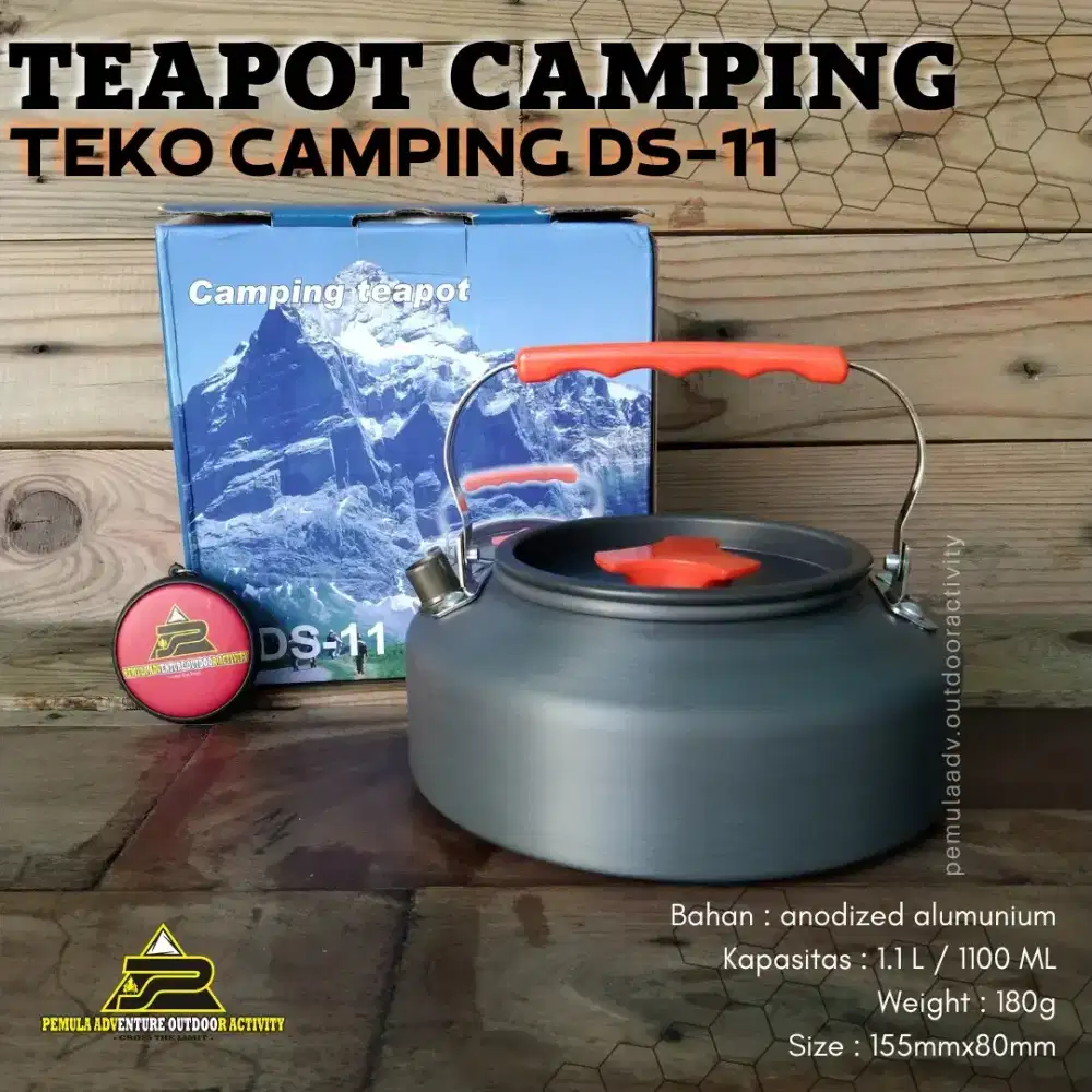 TEAPOT CAMPING / TEKO CAMPING DS 1.1L / KETTLE OUTDOOR