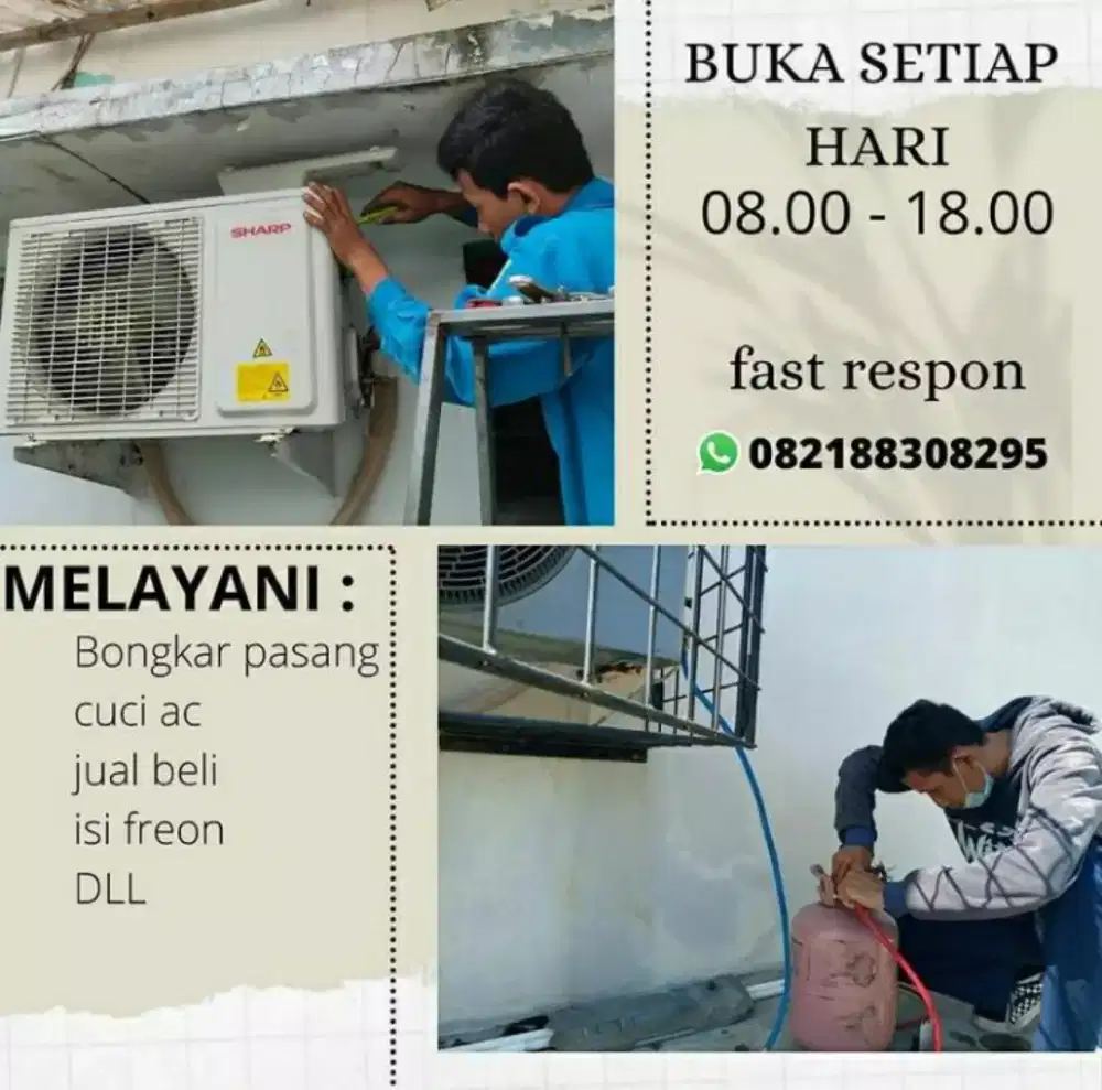 Service ac -kulkas kompeten