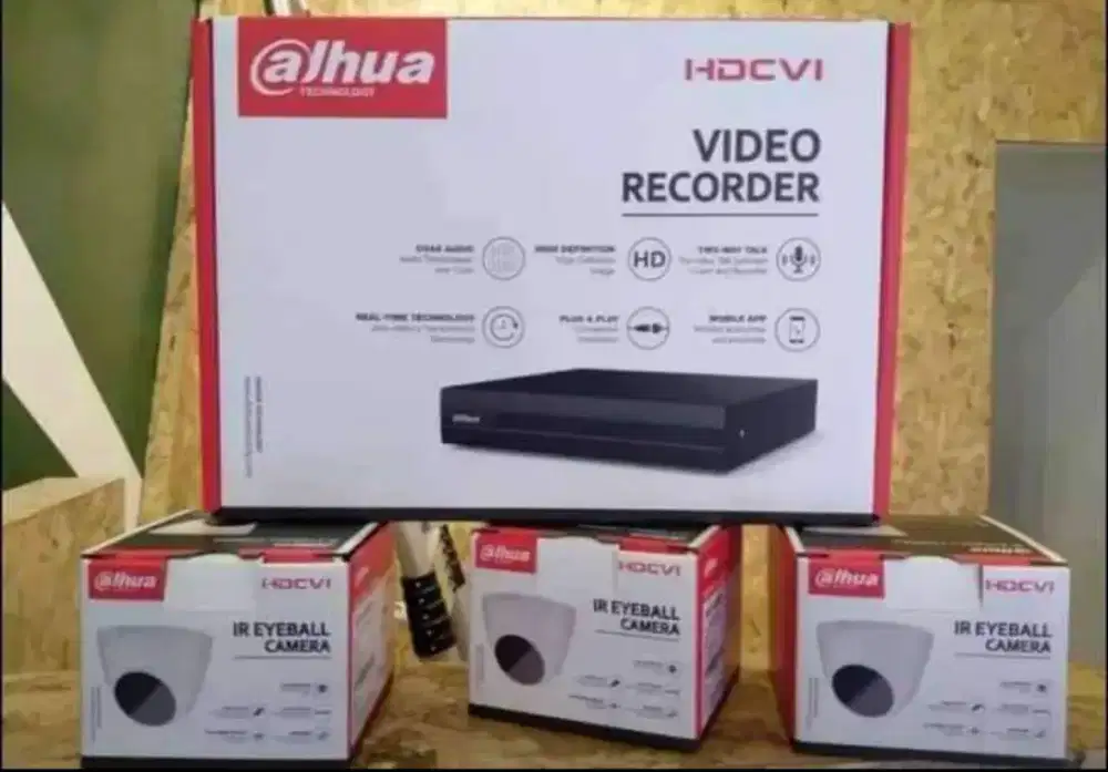 Paket Kamera CCTV Fuul HD free intalasi