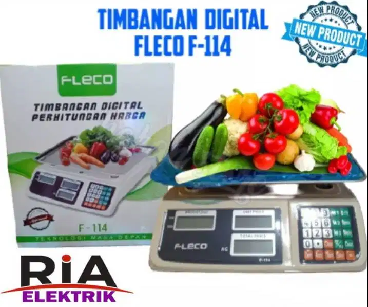 TIMBANGAN DIGITAL FLECO F 114 KAPASITAS 40 KG