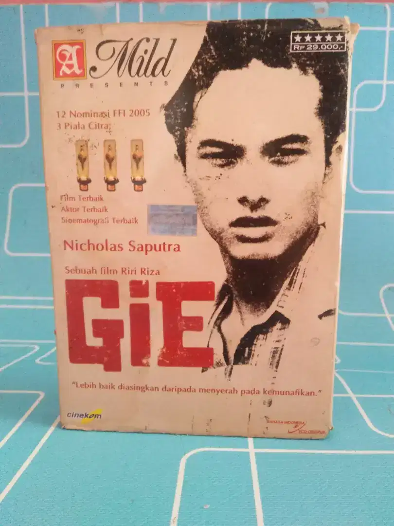 VCD Film Indonesia GIE Nicholas Saputra Original