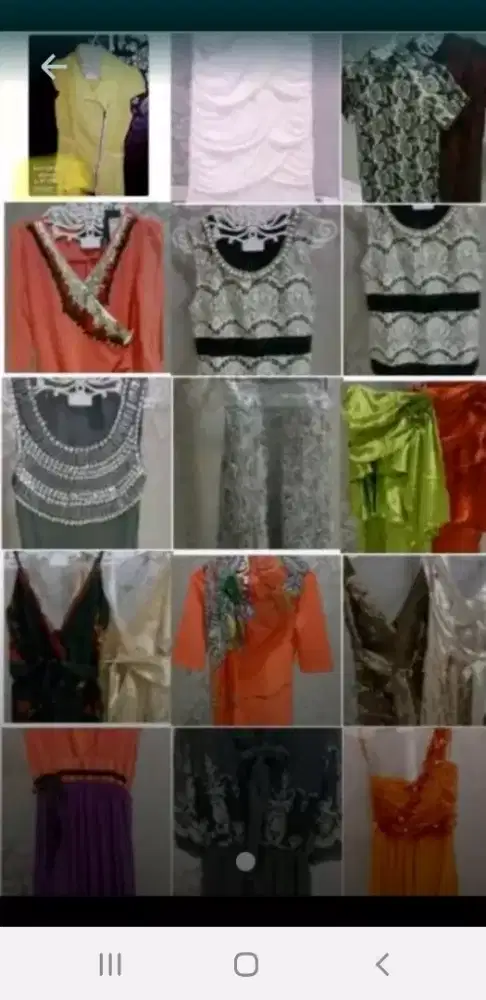 Baju fashion wanita import 100% baru  borongan 10 pcs