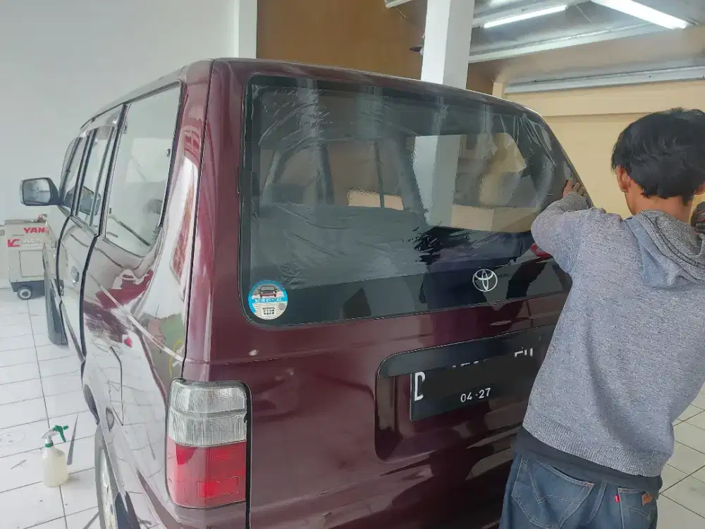 kaca film mobil, hitam silver hijau dan coklat