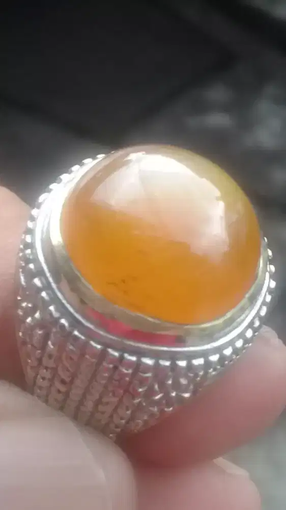 Jual Batu Cincin Natural Yellow Sapphire Bagus sekali