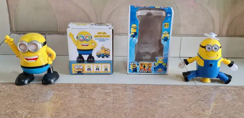 Langka Mainan Anak MINIONS Bisa Gerak Joget dan Ada Lampu