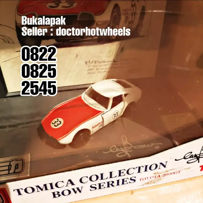 TOMICA Tomy Bow Series Toyota 2000GT dan Nissan Fairlady LANGKA