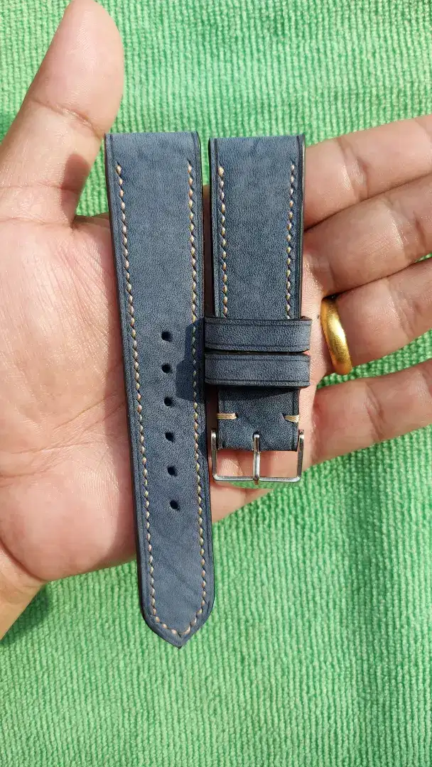 Strap Kulit Asli Jam Tangan lug 22mm
