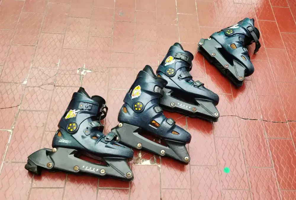 Dua pasang /4pc whell shoes nexus California pro