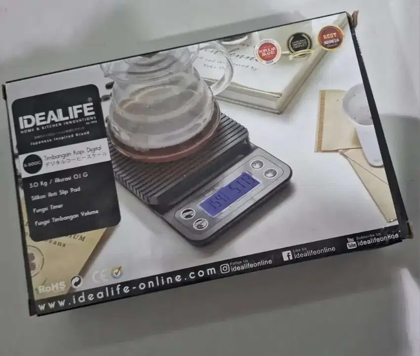 Timbangan Digital Idealife Scale IL-500C max 3kg Portable