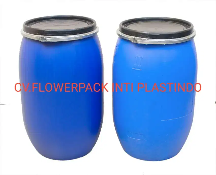 DRUM BARU OPEN TOP SERIES CAP.120LTR HDPE MATERIAL,MOQ 100PCS