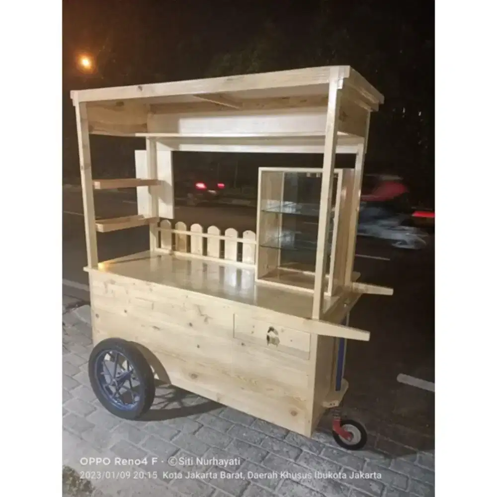 GEROBAK JUALAN | BOOTH  | JATI BELANDA MURAH