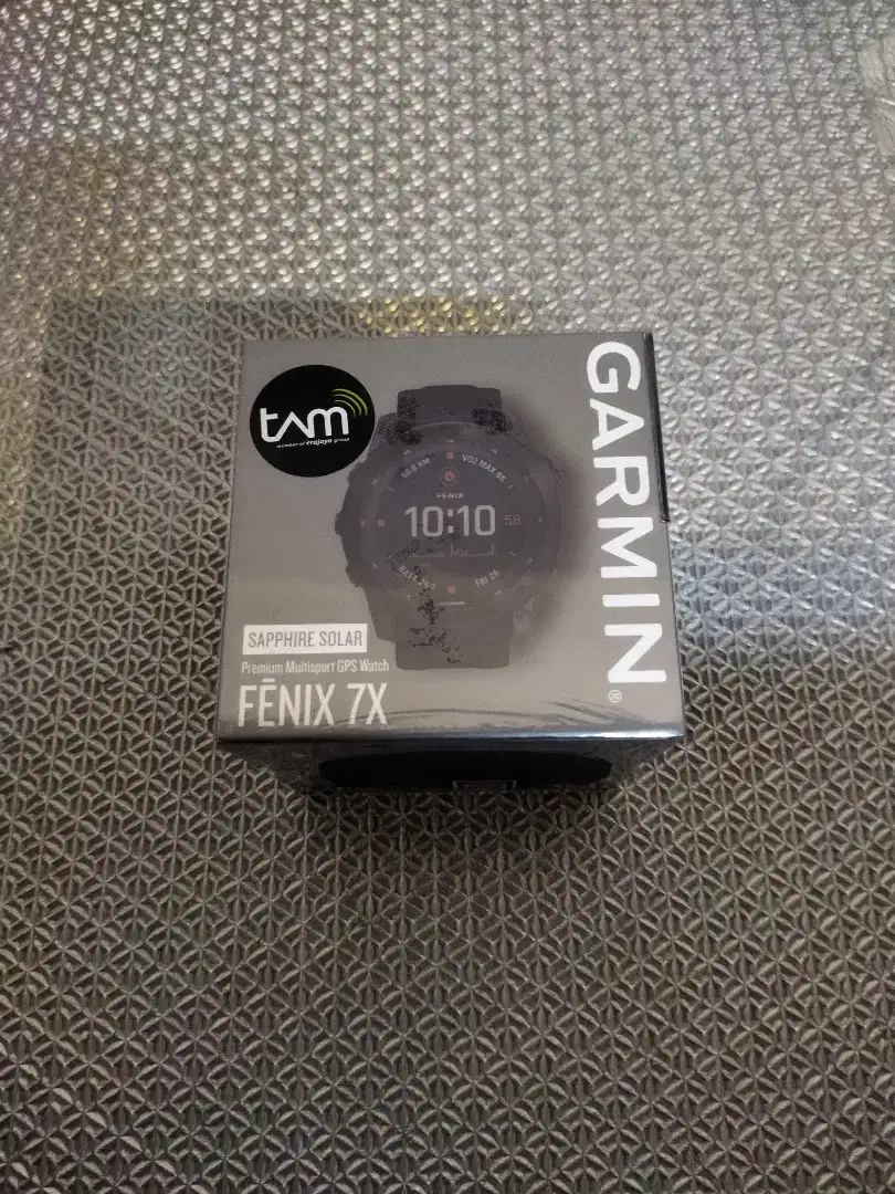 Garmin Fenix 7x Sapphire Solar Black Titanium Garansi Resmi TAM 2 Thn