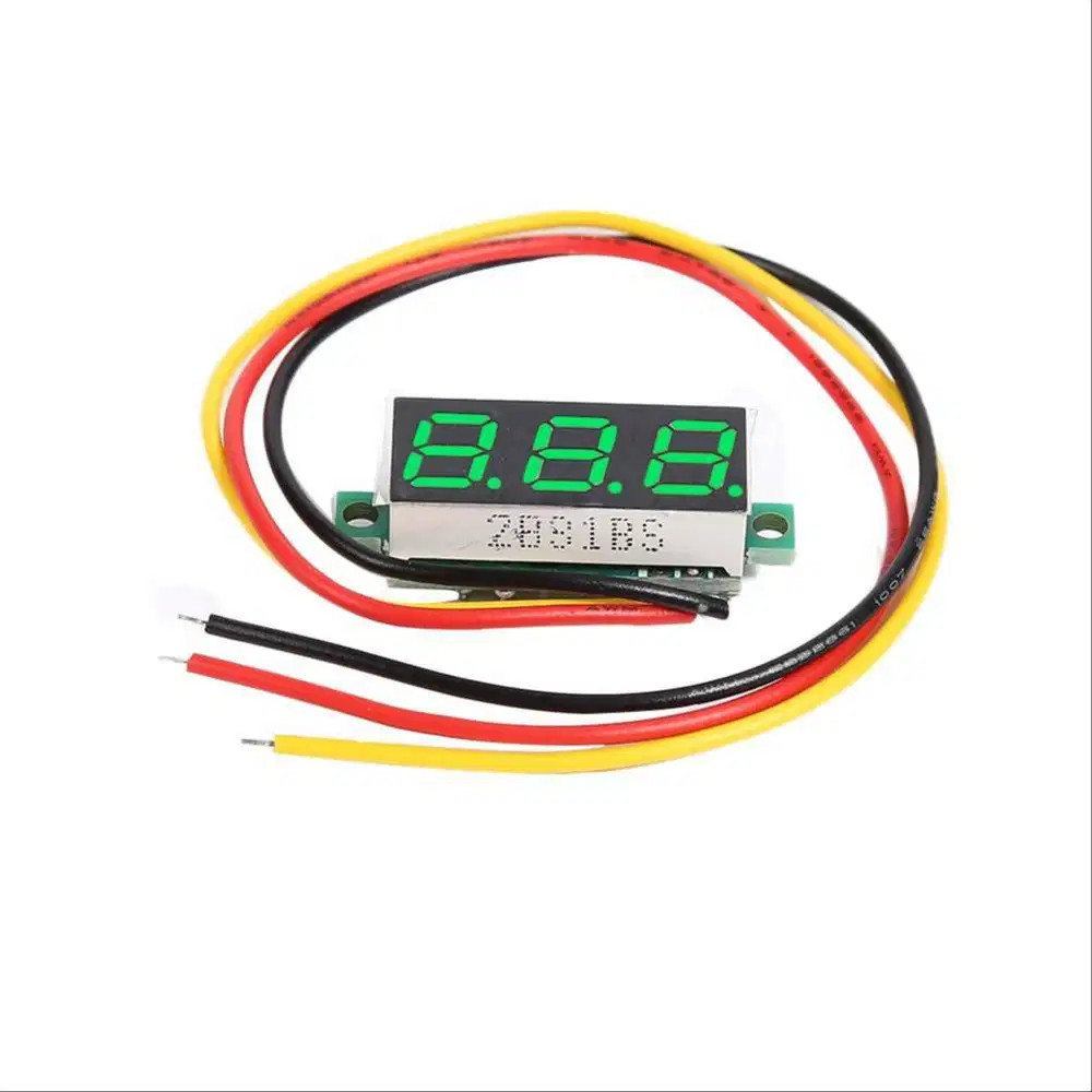 Voltmeter DC 0.28 100V 3 Kabel Malang Kota Gratis Antar