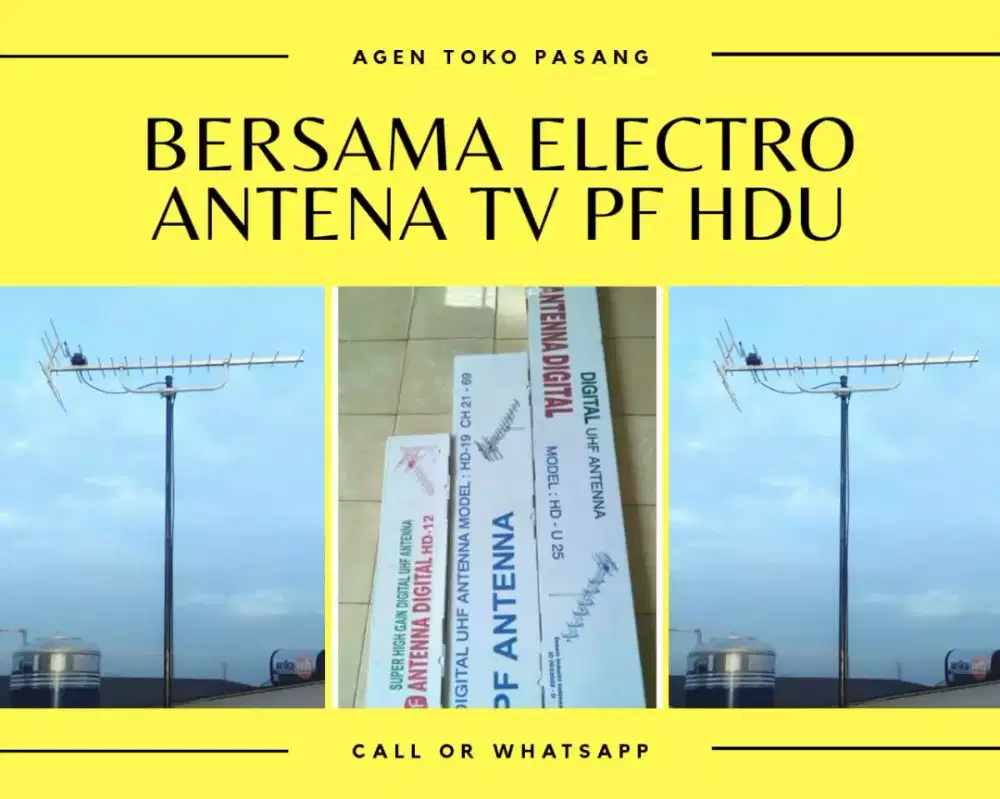 Jasa Pasang Baru Antena Tv Digital Outdoor Bergaransi