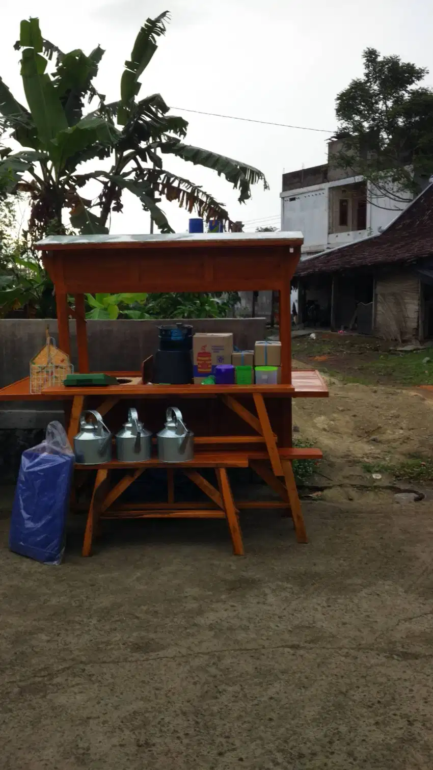 Gerobak Angkringan Jahe Merah Nasi Kucing Free Ongkir Bisa COD