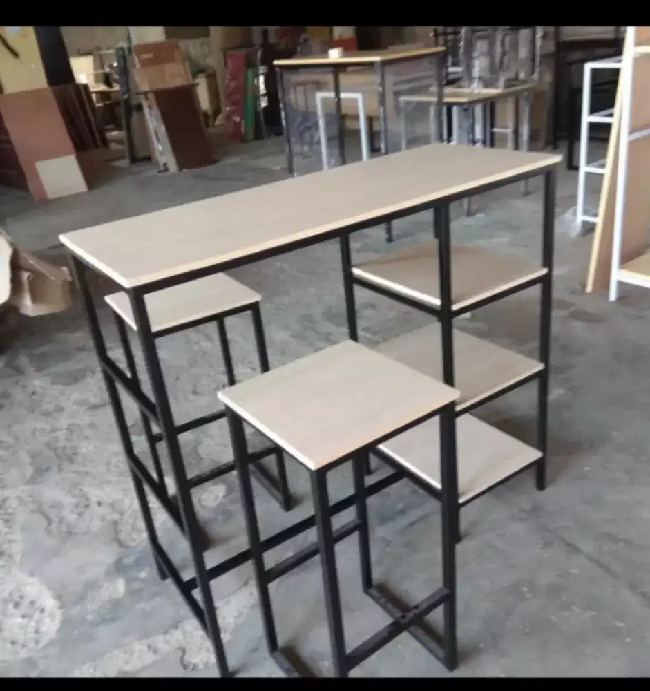 Set bar meja panjang